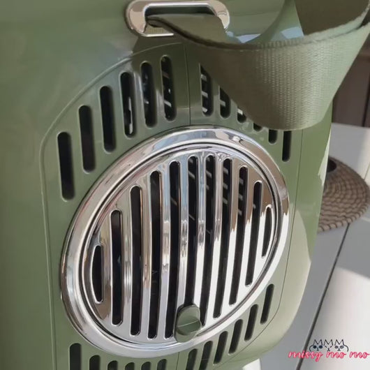 TellyMoMo Hard Travel Carrier For Pets | Cat inside Hard Cat Carrier | MissyMoMo