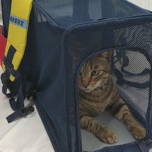 Load and play video in Gallery viewer, PurLab Gameboy Expandable Cat Backpack | Cat Bag for Travel | MissyMoMo
