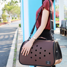 Load image into Gallery viewer, Carrying Brown Soft Airline-Approved Cat Carrier for Flying | MissyMoMo
