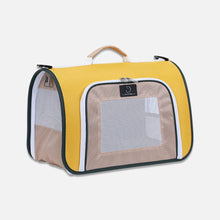 Load image into Gallery viewer, Yellow Lightweight Airline-Approved Travel Cat Carrier | MissyMoMo
