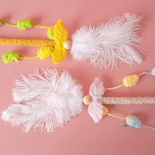 Load image into Gallery viewer, Angel Wings Feather Cat Wand Toys | Toys for Kittens &amp; Cats | MissyMoMo
