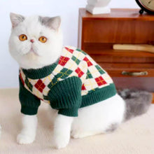 Load image into Gallery viewer, Cat in Argyle Sweater | MissyMoMo
