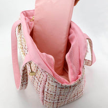 Load image into Gallery viewer, Arkika Cat Shoulder Bag Bottom View with Metal Feet | MissyMoMo
