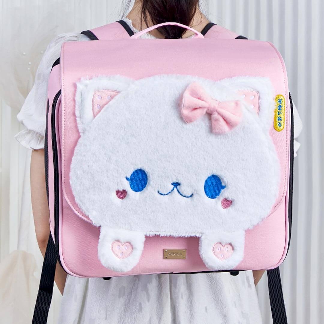 Pink Arkika Whiskers Wonders Cat Backpack | MissyMoMo