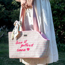 Load image into Gallery viewer, Carrying Arkika Woven Cat Carrier With Cat Inside | MissyMoMo
