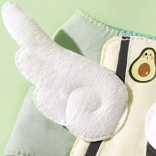 Load image into Gallery viewer, Avocado Angel Wings on Cat Harness | MissyMoMo
