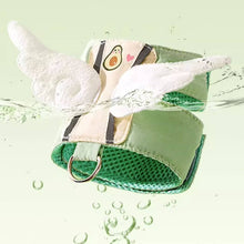 Load image into Gallery viewer, Avocado Angel Wings Cat Harness Underwater Showing Water-Repellent Feature | MissyMoMo
