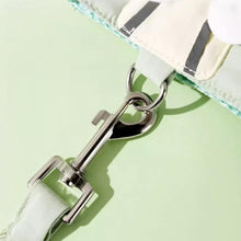 Load image into Gallery viewer, Metal Leash Attachment on Avocado Cat Harness | MissyMoMo
