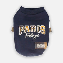 Load image into Gallery viewer, Cute Navy Cat Sweatshirt | Letter Print Cat Clothing | MissyMoMo
