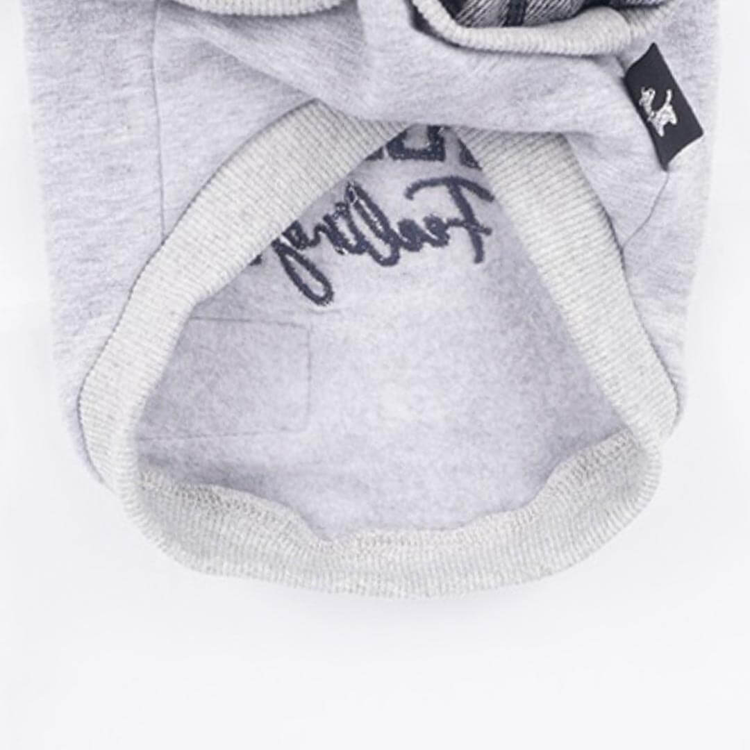 Bottom Hem Detail Cat Sweatshirt | Soft Ribbed Cat Clothing | MissyMoMo