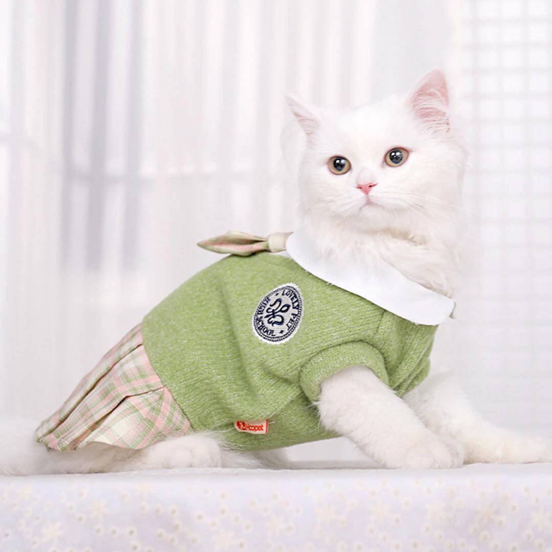Bella Cat Dress | Cat with Dress | Cat Clothes | MissyMoMo