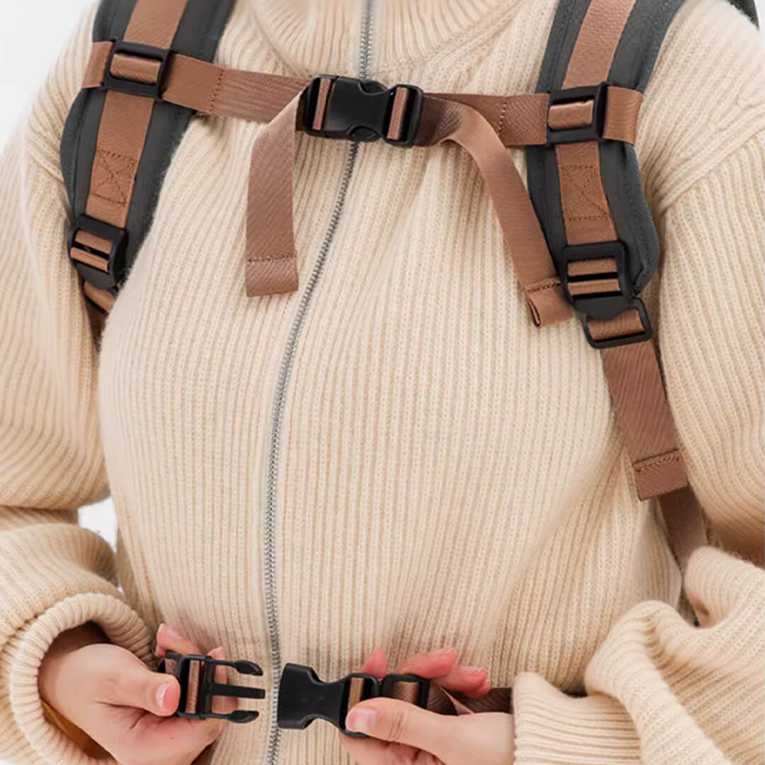 Chest & Waist Straps of Cat Carrier Backpack | MissyMoMo