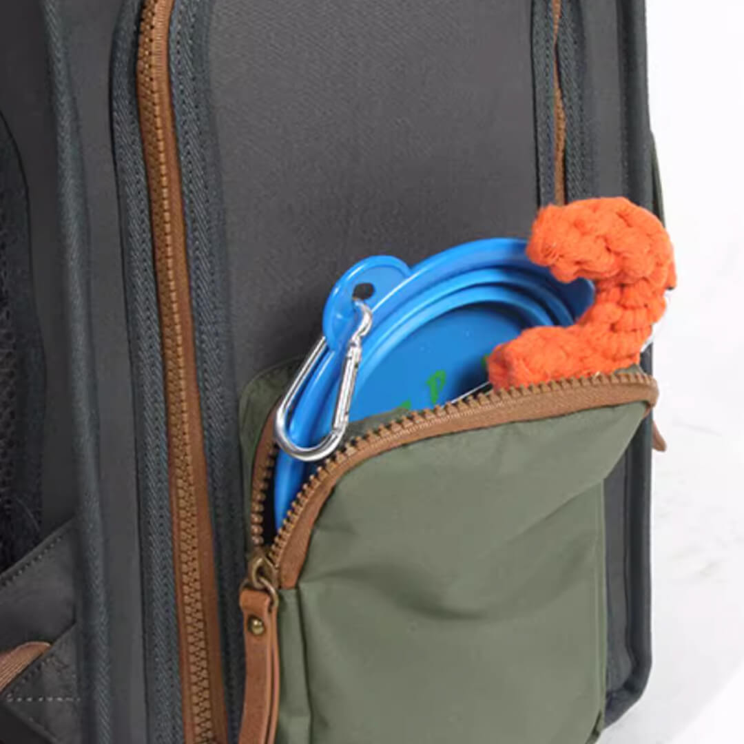 Side Storage Pocket on Backpack | MissyMoMo