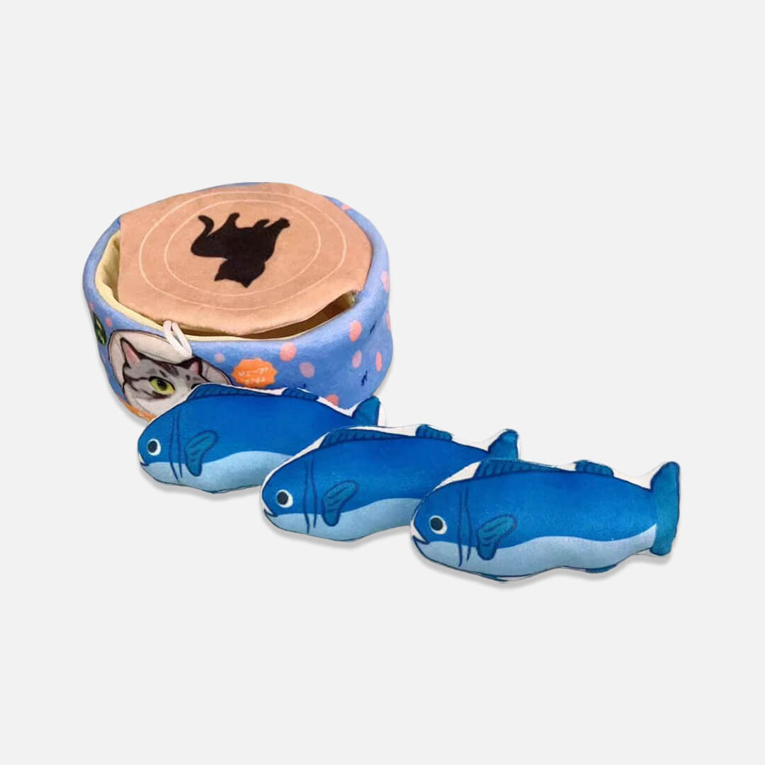 Canned Fish Catnip Toys | Cute Kitten & Cat Toys | MissyMoMo