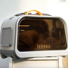 Load image into Gallery viewer, Castle Cat Carrier | Gray Hard Cat Carrier | MissyMoMo
