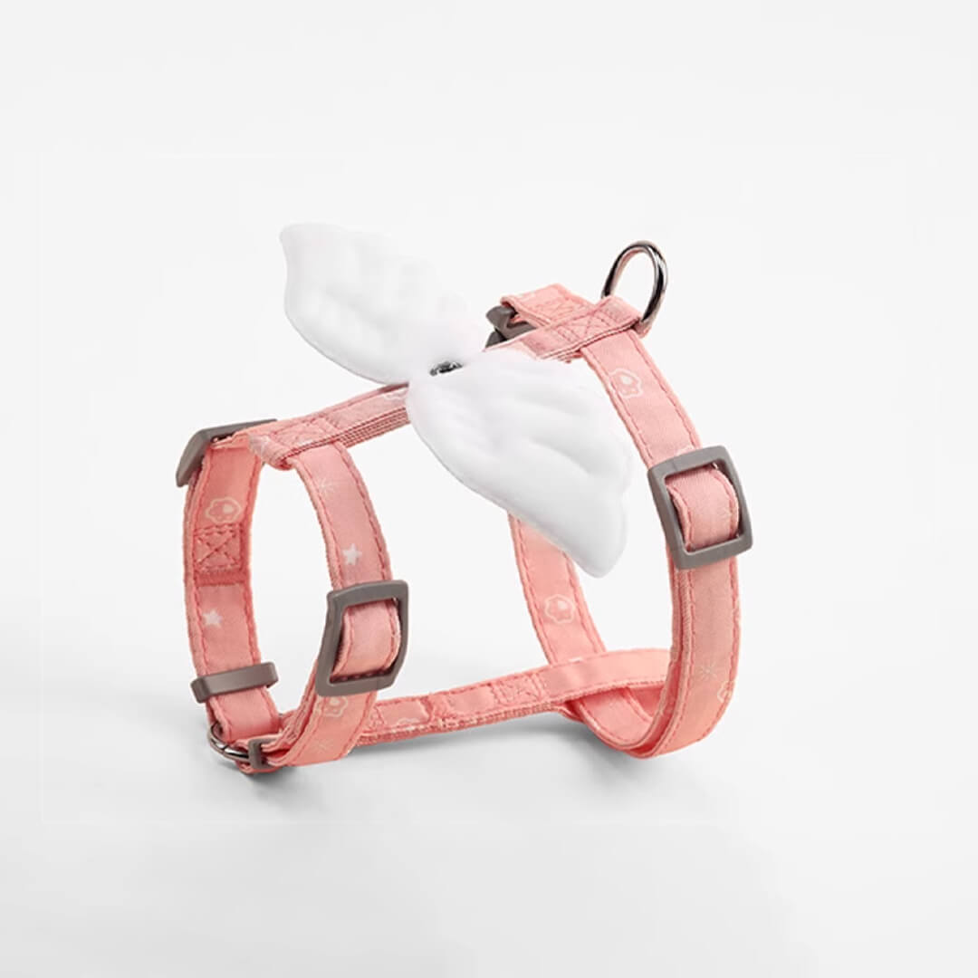 Celeste Red H-Style Cat Harness & Leash for Walking | MissyMoMo