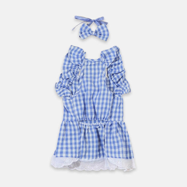 Checkers Cat Dress & Bow Set | Cat Clothes | MissyMoMo