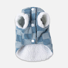 Load image into Gallery viewer, Checkers Cat Jacket | Checkered Fleece Jacket for Cats &amp; Kittens | MissyMoMo
