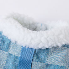 Load image into Gallery viewer, Checkers Cat Jacket | Checkered Fleece Jacket for Cats &amp; Kittens | MissyMoMo
