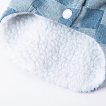 Load image into Gallery viewer, Checkers Cat Jacket | Checkered Fleece Jacket for Cats &amp; Kittens | MissyMoMo
