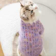 Load image into Gallery viewer, Cat in Stylish Purple Cardigan | MissyMoMo
