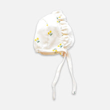 Load image into Gallery viewer, Yellow Cherry Print Hat for Cats &amp; Kittens | MissyMoMo
