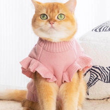 Load image into Gallery viewer, Cat in Pink Cherry Print Sweater | MissyMoMo
