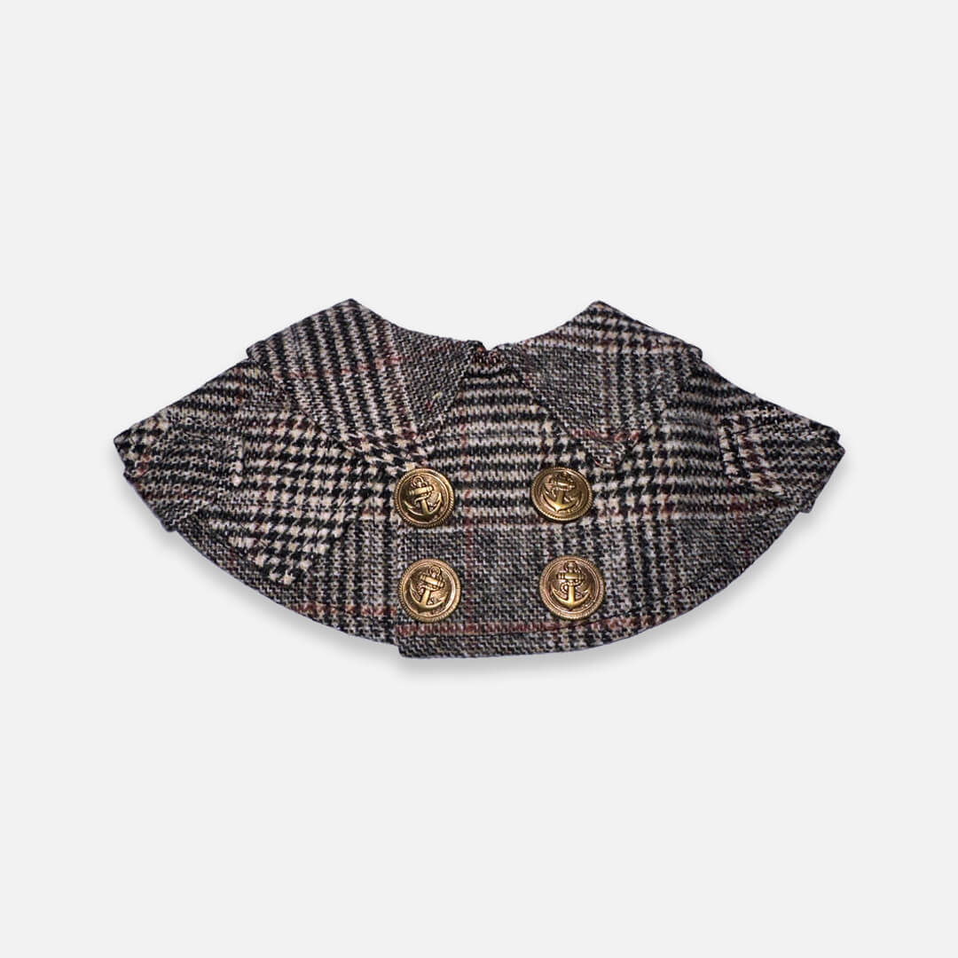 Dapper Tweed Handmade Cat Bib | Accessories for Cats | MissyMoMo