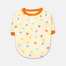 Load image into Gallery viewer, Cute Yellow Polka Dot Cat Shirt for Cats &amp; Kittens | MissyMoMo
