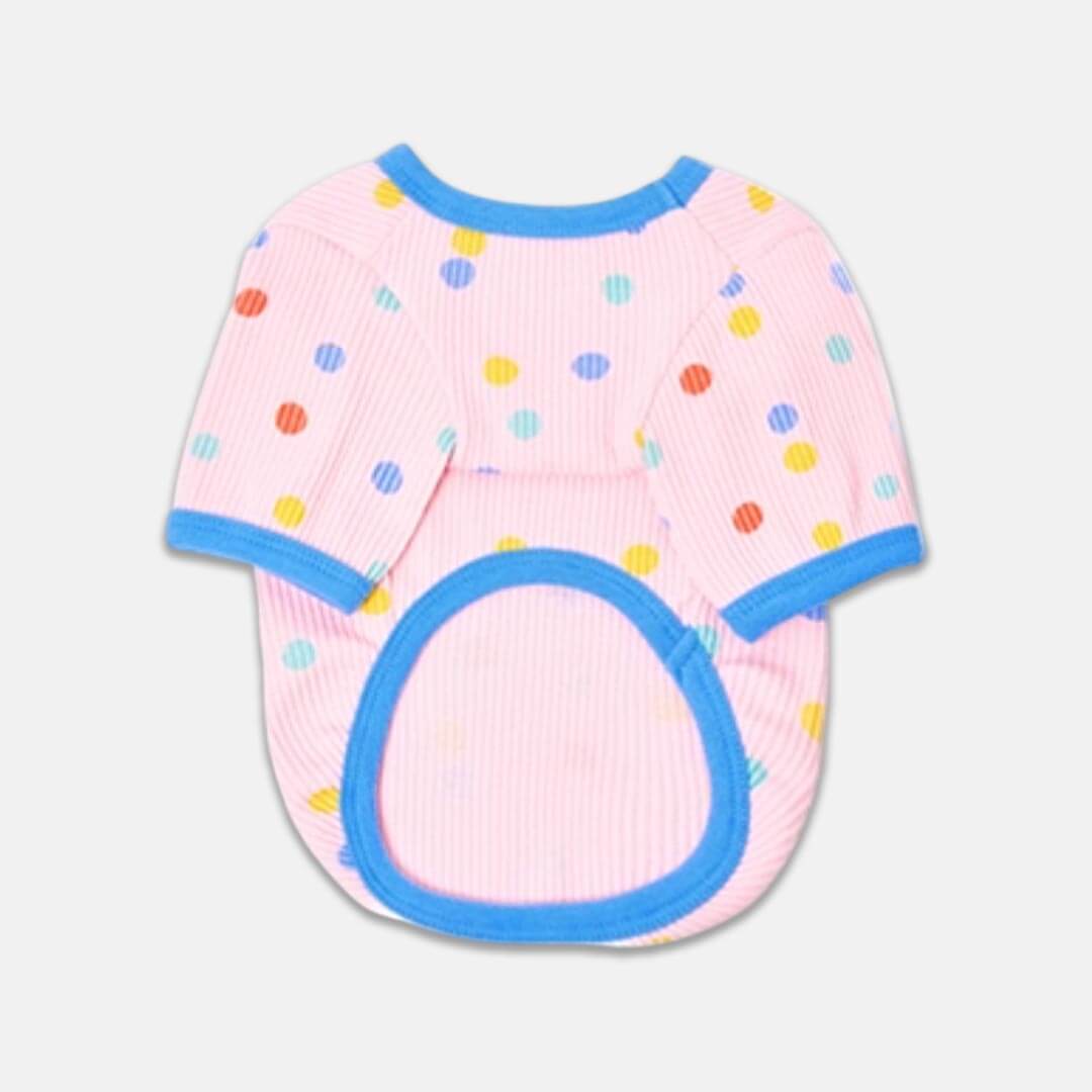 Cute Pink Polka Dot Cat Shirt for Cats & Kittens | MissyMoMo
