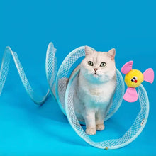 Load image into Gallery viewer, Cat Playing with Fan-tastic Cat Tunnel | Cat Toy | MissyMoMo
