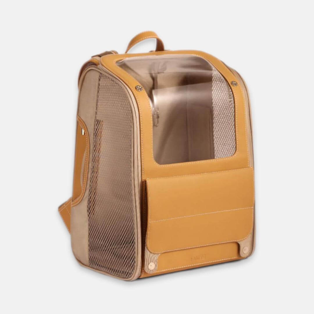 Floof Voyager Cat Traveling Backpack | Clear Cat Backpack for Carrying Cat | MissyMoMo