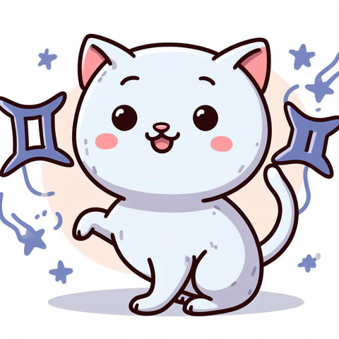 Gemini | Cat Zodiac | MissyMoMo