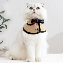 Load image into Gallery viewer, Gentlemeow Cat Bib | Cat with Collar | MissyMoMo
