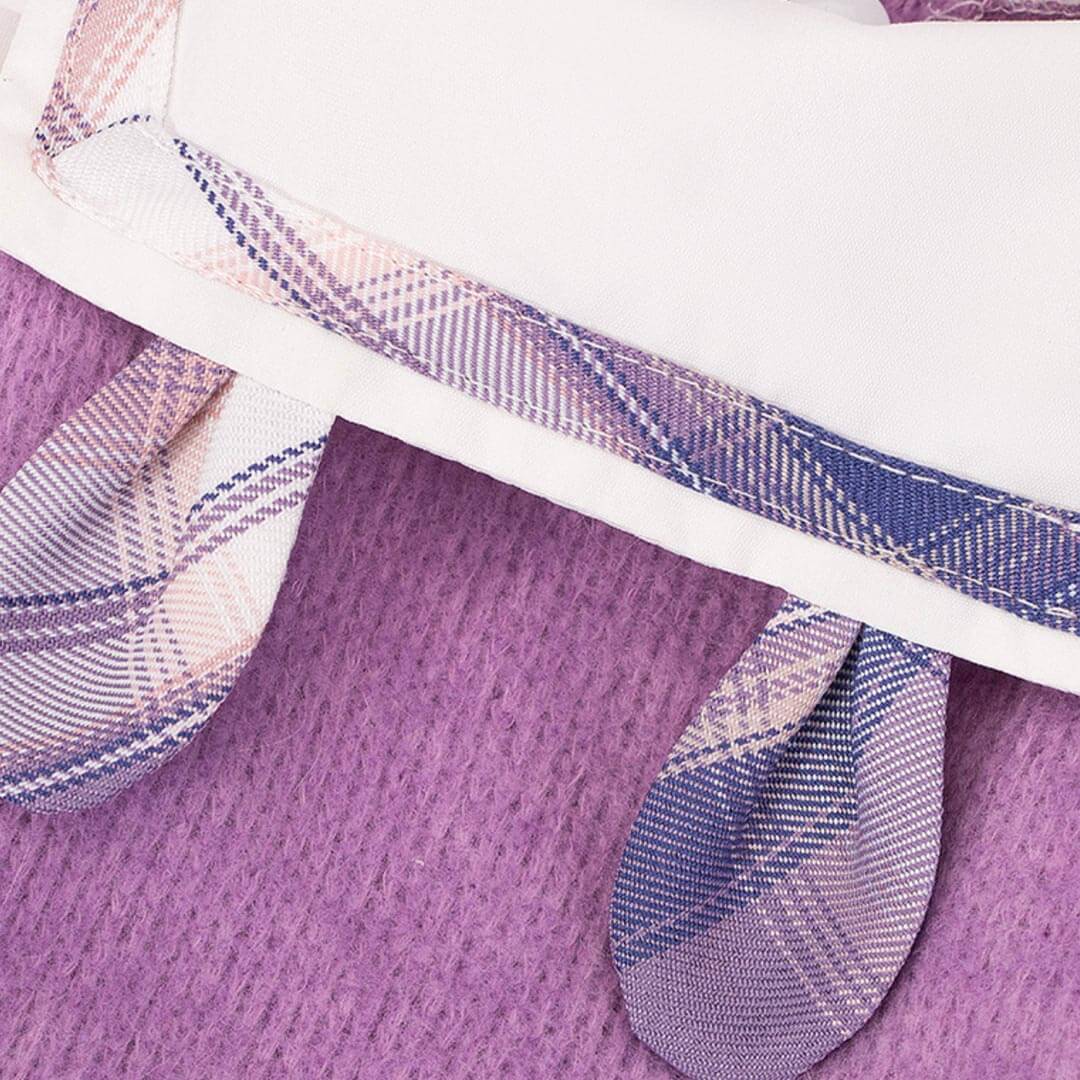 Hana Cat Dress | Purple Plaid Dress for Cats & Kittens | Cat Clothes | Dress for Pets | MissyMoMo