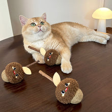 Load image into Gallery viewer, Cat with Cute Hazelnut Silvervine Cat Chew Toys | MissyMoMo
