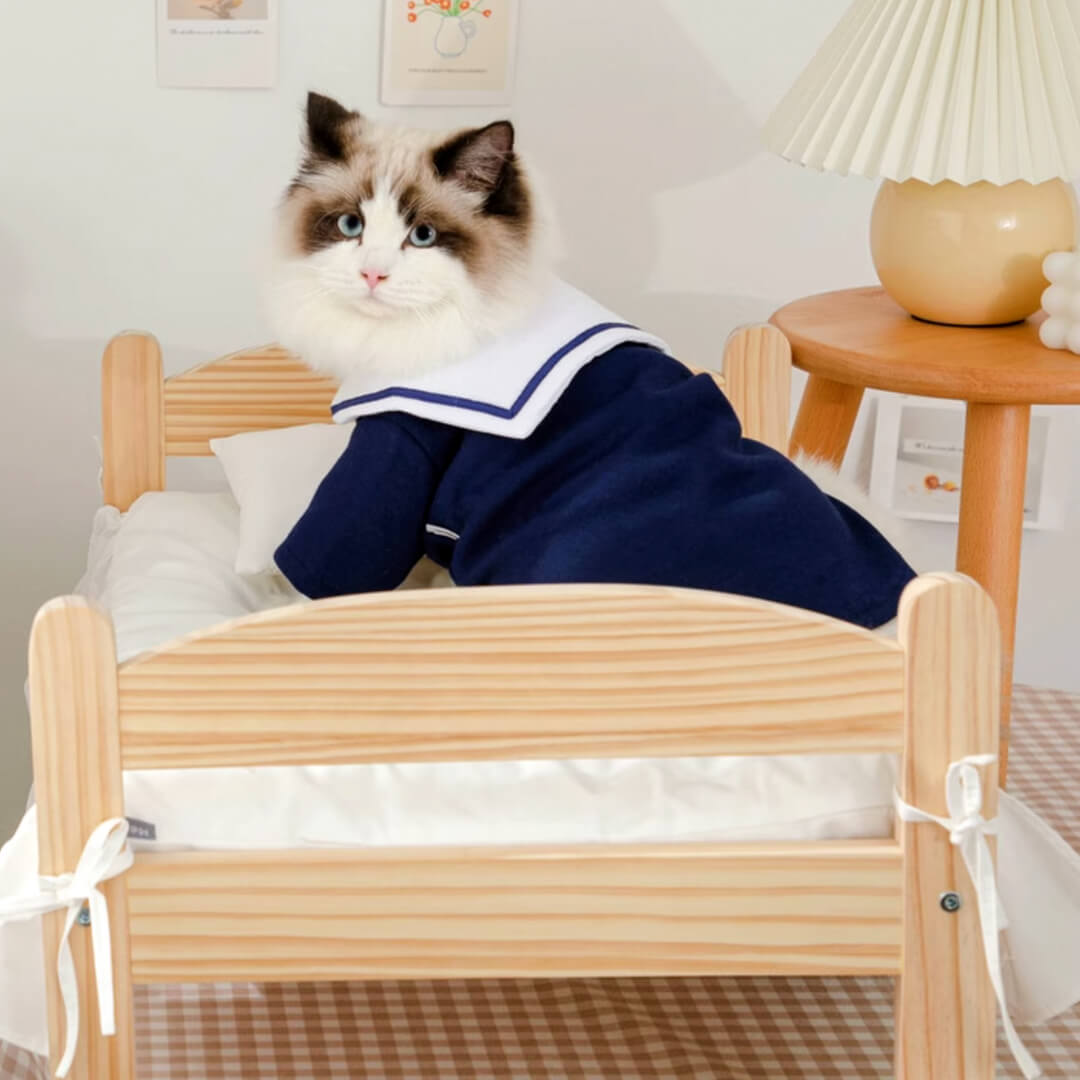Cat in Sailor Shirt | Cat Clothes | MissyMoMo