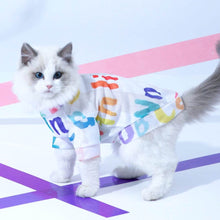 Load image into Gallery viewer, Hypurr Cat T-Shirt | T-Shirt for Cats | Cat in Shirt | MissyMoMo
