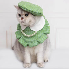 Load image into Gallery viewer, Jolie Cat Bib &amp; Hat
