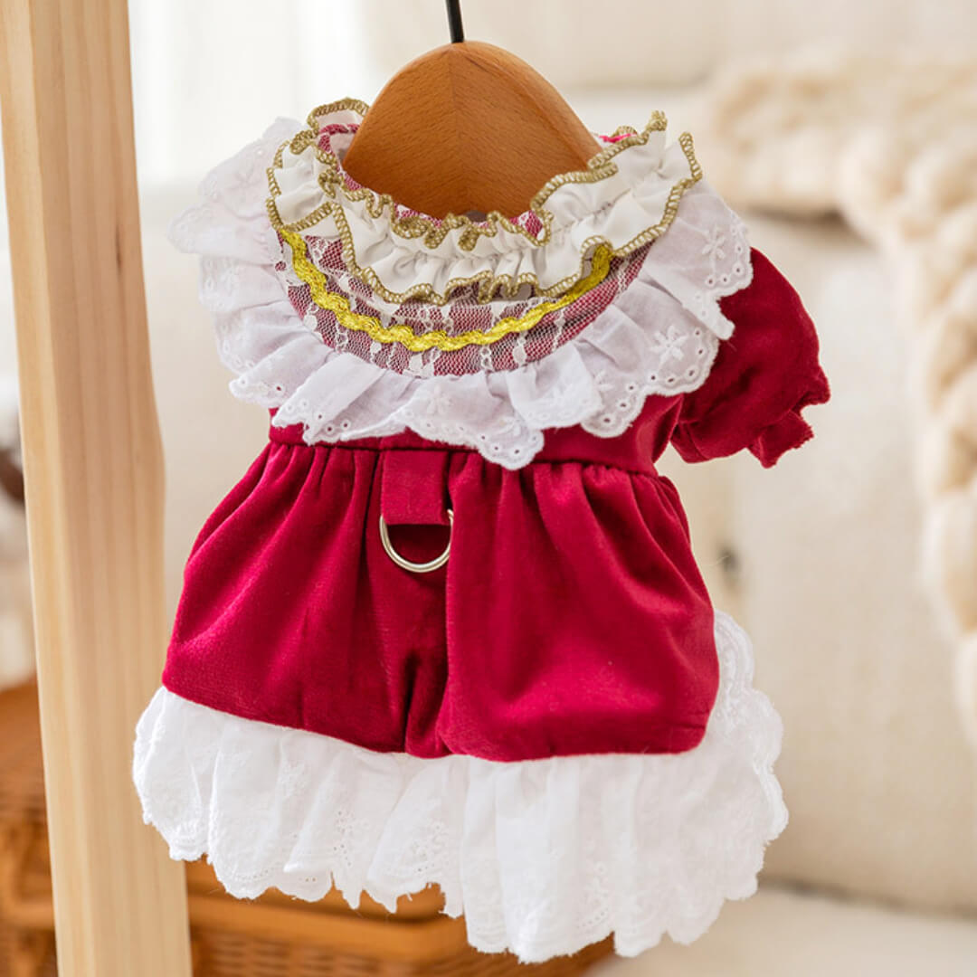 Little Princess Cat Dress | Red Dress for Cats | MissyMoMo