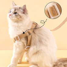 Load image into Gallery viewer, Cat Wearing Lolly Cat Harness In Beige | MissyMoMo
