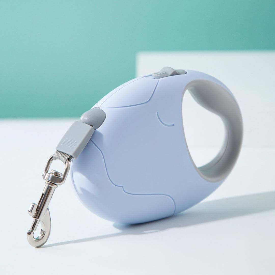 Luna Retractable Cat Leash In Light Blue | MissyMoMo