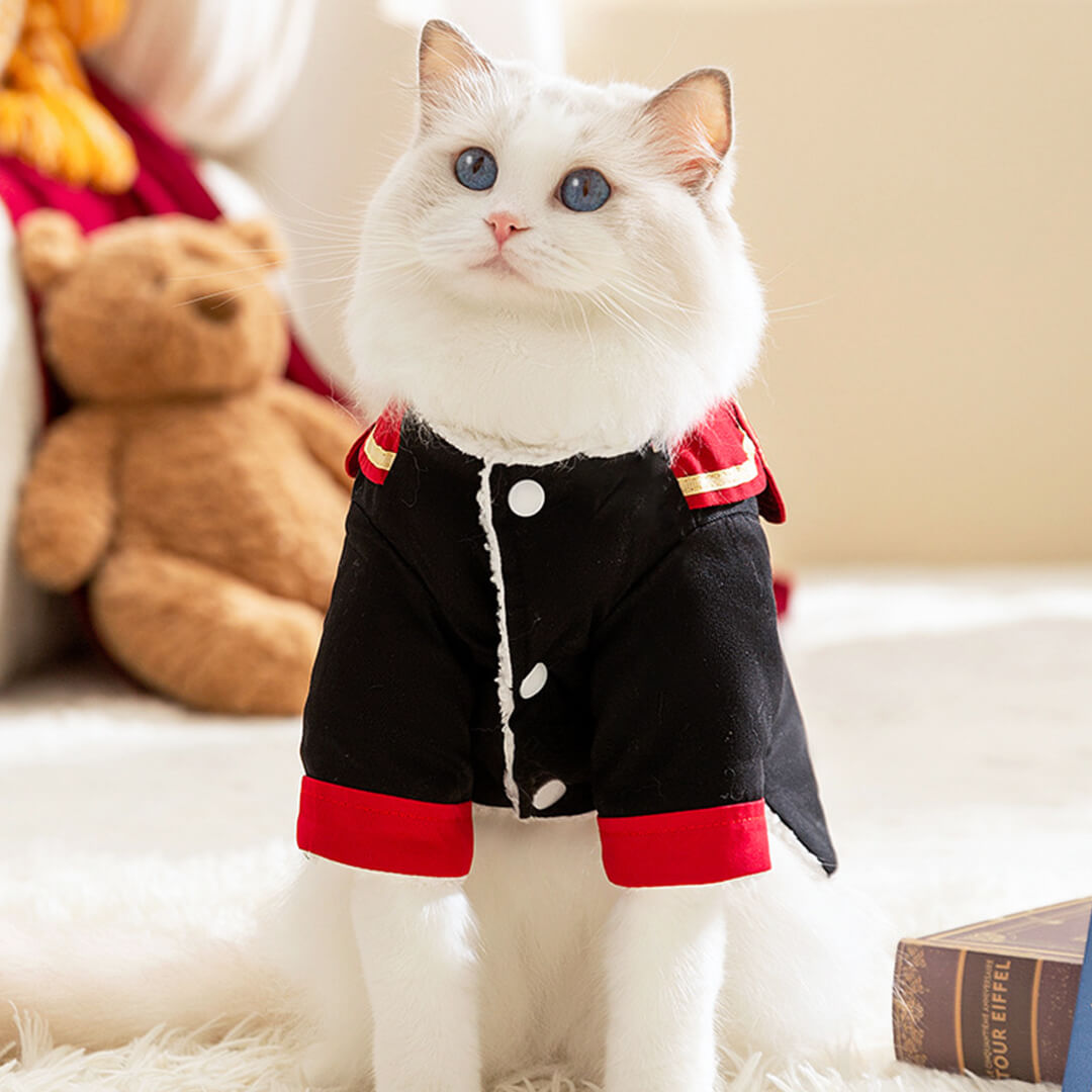 Cat in Mewzard Winter Fleece Shirt | MissyMoMo