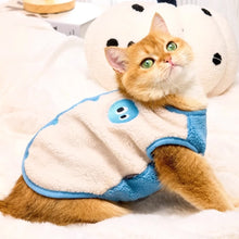 Load image into Gallery viewer, Cat in Cute Blue Vest | MissyMoMo
