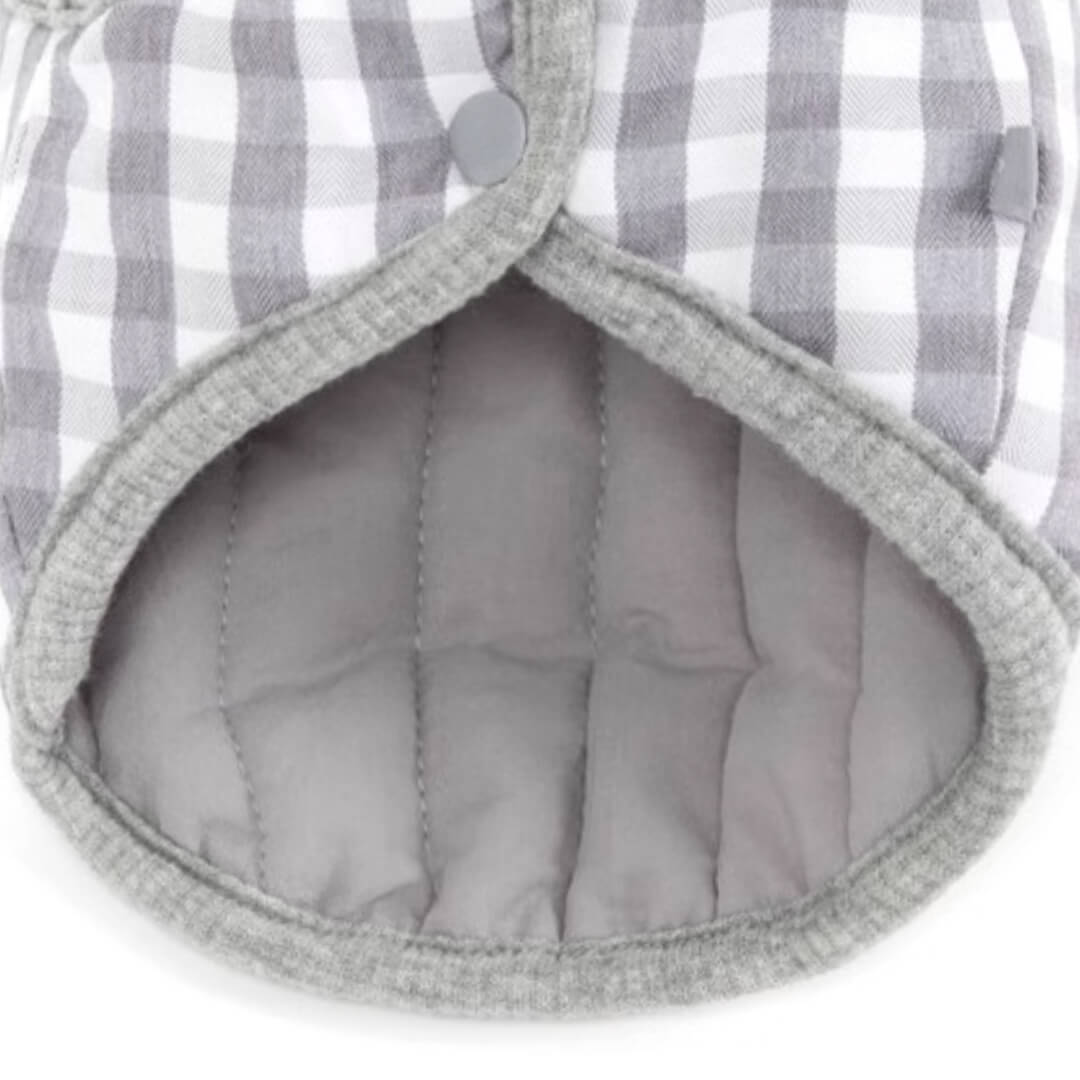 Gray Reversible Jacket for Cats & Kittens | MissyMoMo