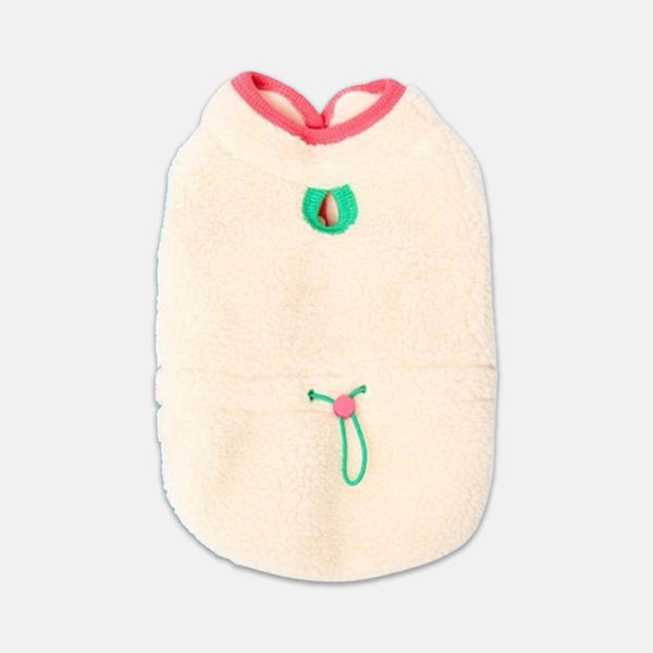 MoMo Cat Jacket | White Fleece Jacket for Cats & Kittens | MissyMoMo