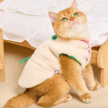 Load image into Gallery viewer, Cat in White Fleece Jacket | MissyMoMo
