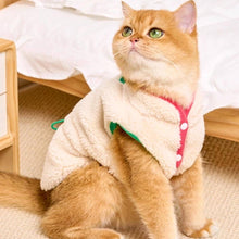 Load image into Gallery viewer, Cat in White Fleece Jacket | MissyMoMo
