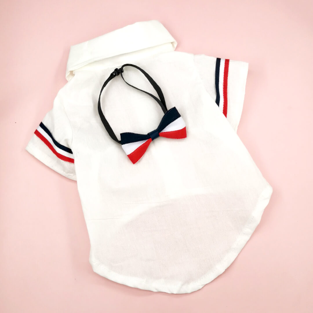 MoMo Cat Shirt | Shirt & Bow Tie for Cats | MissyMoMo