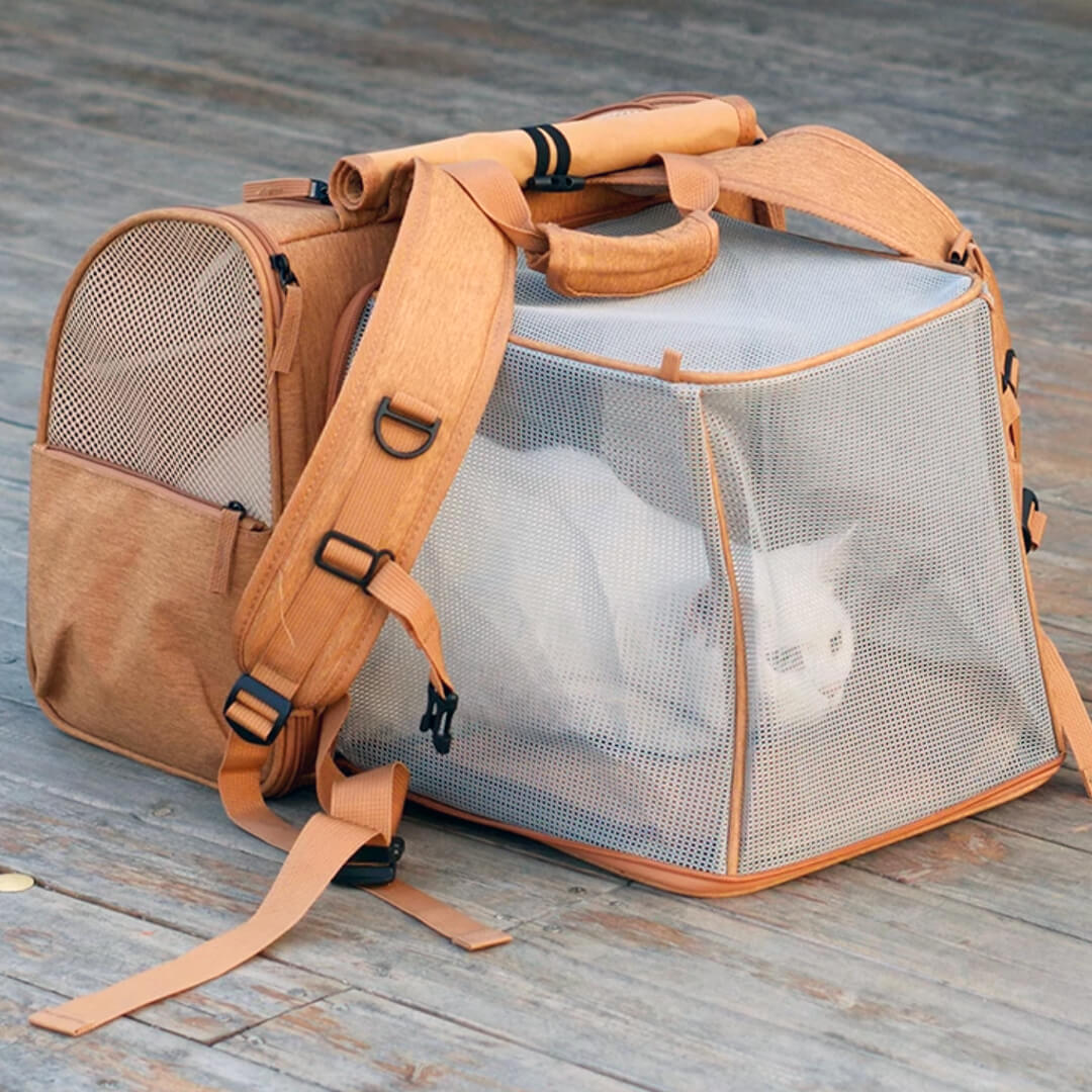 Cat Inside Expandable Cat Backpack | MissyMoMo